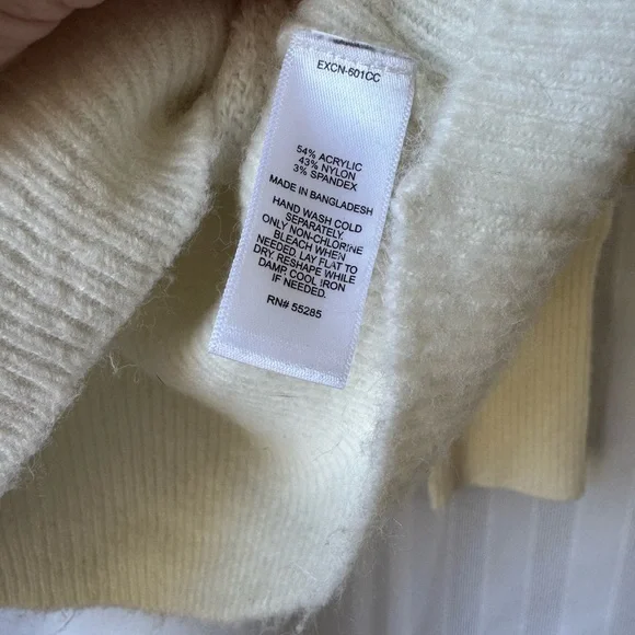 Express Retro Rainbow Stripe Mock Turtleneck Sweater Size Medium EUC - Picture 5 of 7